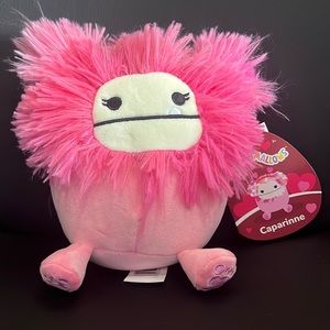 Pink valentines big foot (Caparine)5 inch squishmellow